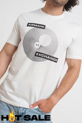 T-Shirt Men Off White Armani Exchange Camiseta